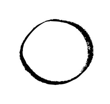 siyah daire grunge arka plan, vektör illüstrasyon