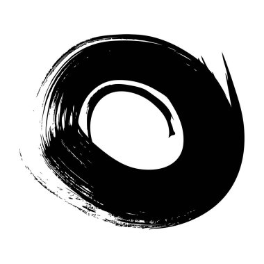 siyah daire grunge arka plan, vektör illüstrasyon