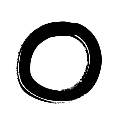 siyah daire grunge arka plan, vektör illüstrasyon