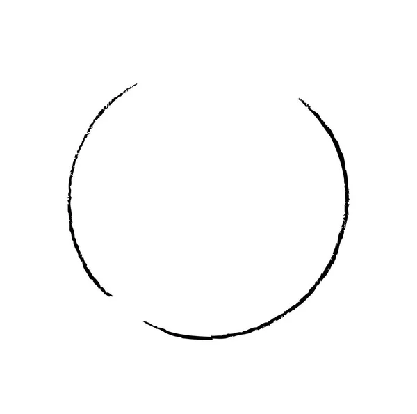 Μαύρο Κύκλο Γκραντζ Φόντο Απεικόνιση Διάνυσμα — Διανυσματικό Αρχείο