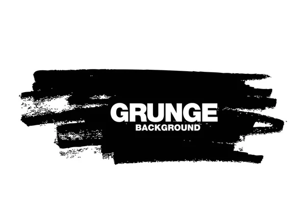 Black Vector Grunge Vector Background — Stock Vector