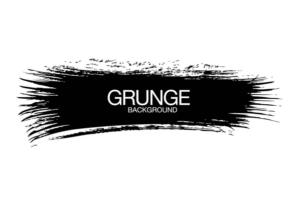 Black Vector Grunge Vector Background — Stock Vector