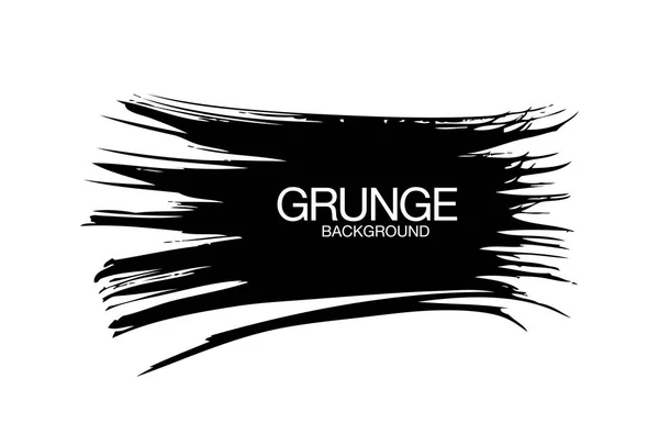 Black Vector Grunge Vector Background — Stock Vector