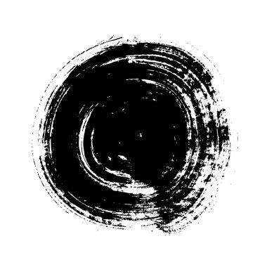 yuvarlak grunge çerçevesi