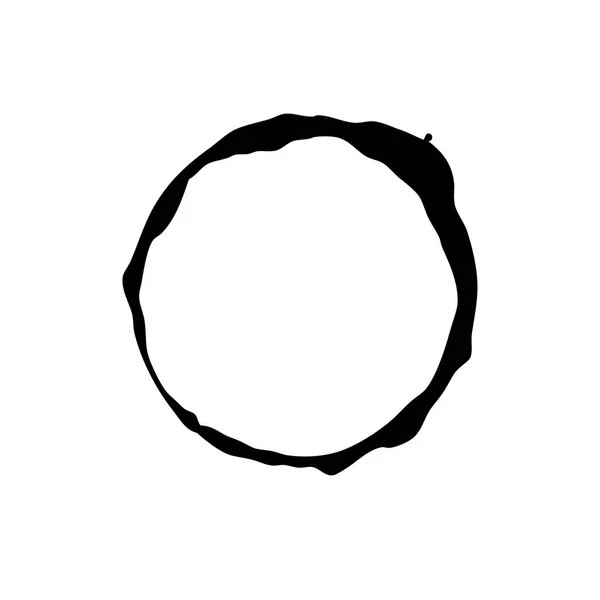 圆形刚毛框架 — 图库矢量图片