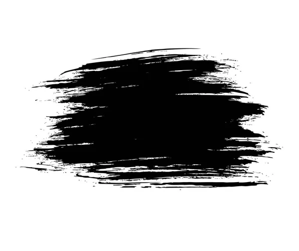 Black brush stroke — Stock Vector