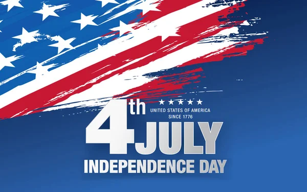 American Independence Day Background Vector Illustration — 스톡 벡터
