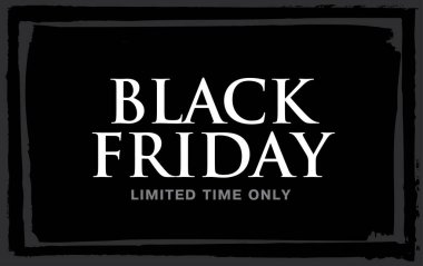 Kara Cuma indirimli bayrak, alışveriş konsepti