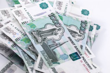 bin Rus ruble banknotlar
