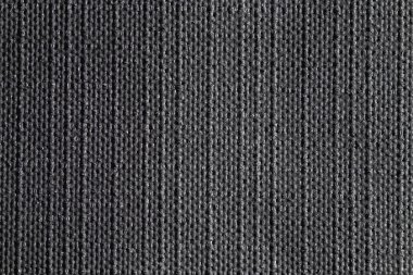 Tasarım makrosu için siyah naylon kumaş doku arka planı, closeup