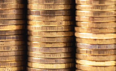 metal sikke lerin closeup makro yığınları 