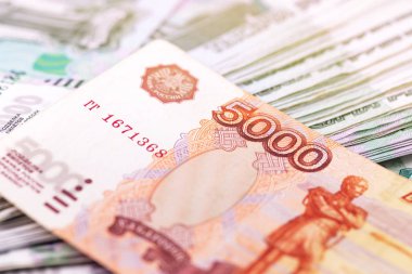 Rus parası, 1000 ve 5000 ruble, banknotlar 