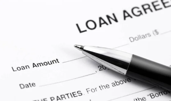 Personal loan application form — Stock Photo, Image