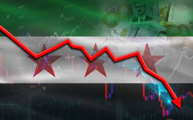 Suriye ekonomi piyasasında finansal çöküş yaşıyor. Suriye 'deki ekonomik kriz ekonomik grafikte