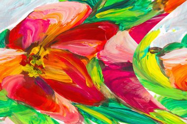 Oil Painting, Impressionism style, flower painting, still painting canvas, artist, painting, clipart