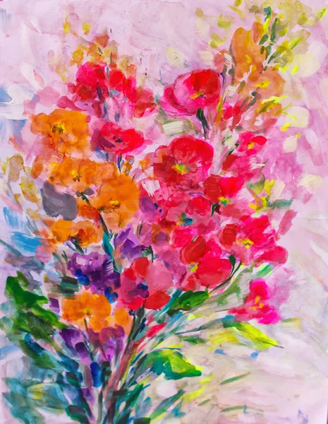 texture oil painting flowers, painting vivid flowers, floral still life