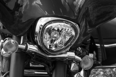 motosiklet bisiklet, ayrıntıları ayarlama. Motosiklet, metal ve krom parçalar, afiş, el ilanı, Motosiklet parça güzel arka plan