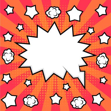 Parlak pop sanat çerçeve