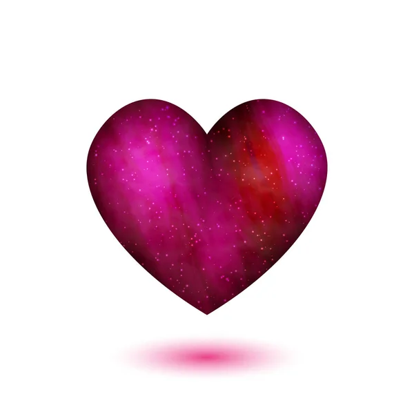 Kleurrijke heldere hart — Stockvector