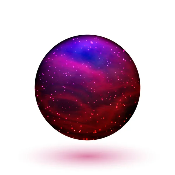 Boule de cristal colorée — Image vectorielle