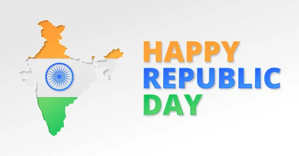 Indiai Köztársaság napja poszter. — Stock Vector
