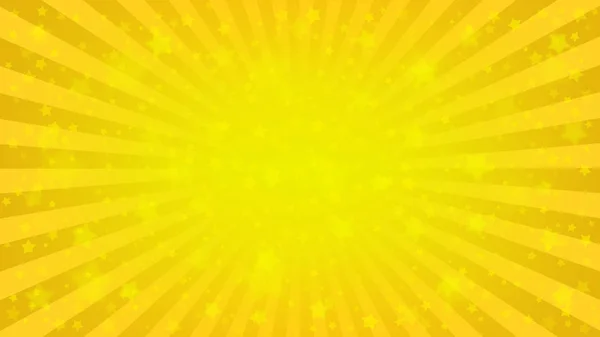 Leuchtend gelben Sternenhintergrund Vektorgrafiken