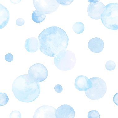 suluboya daireler desen