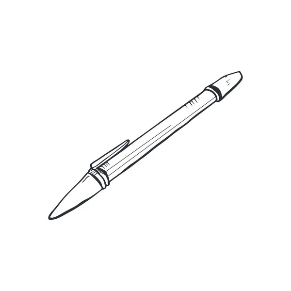 Pen sketch isolated — Stock Vector