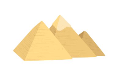 Mısır piramitleri illüstrasyon