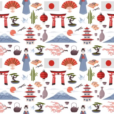 Japon vektör desen