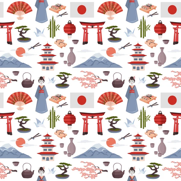 日本のベクトル パターン — ストックベクタ