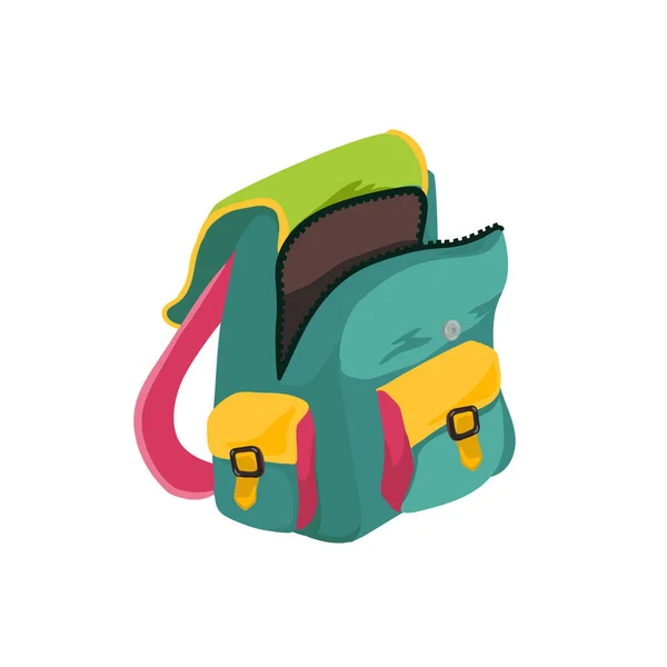 School backpack isolated — Stock Vector
