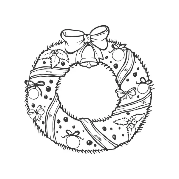 Χριστουγεννιάτικο σύμβολο doodle — Διανυσματικό Αρχείο