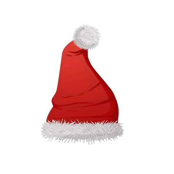 Santa hat vektor — Stockový vektor