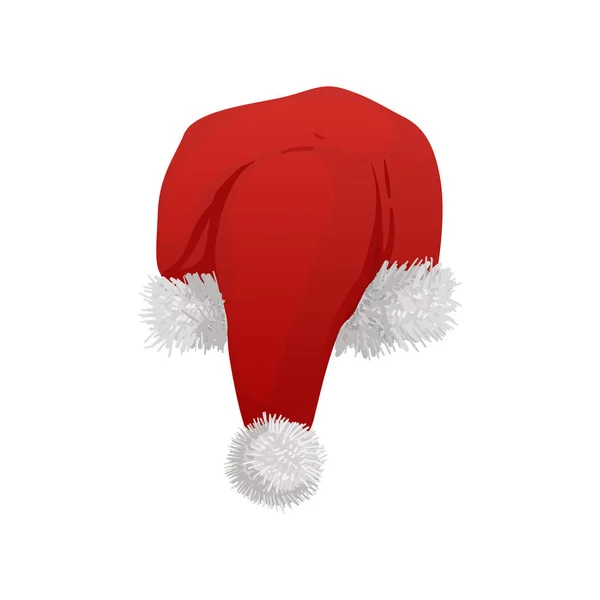Santa hatt vektor — Stock vektor