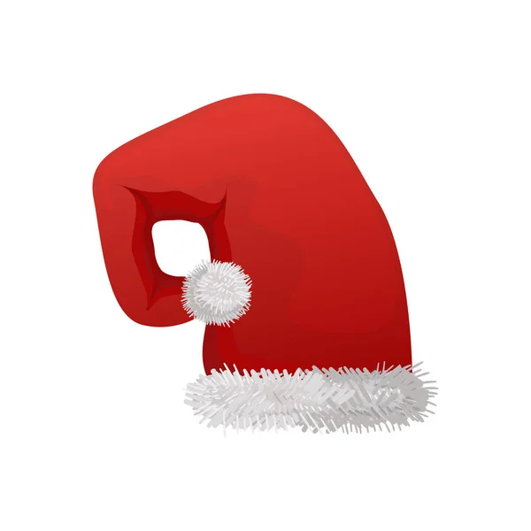 Santa hat vektor — Stockový vektor