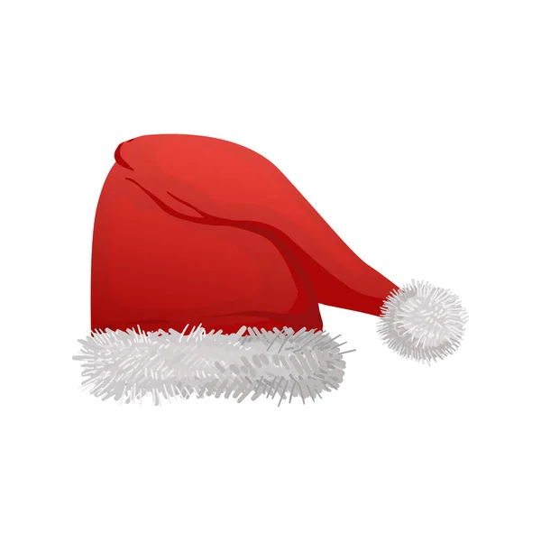 Santa hatt vektor — Stock vektor