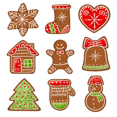 Gingerbread vektör toplama