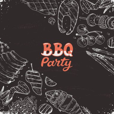 Barbekü partisi posteri