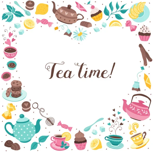 Tea poszter — Stock Vector