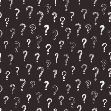 soru işaretleri seamless modeli