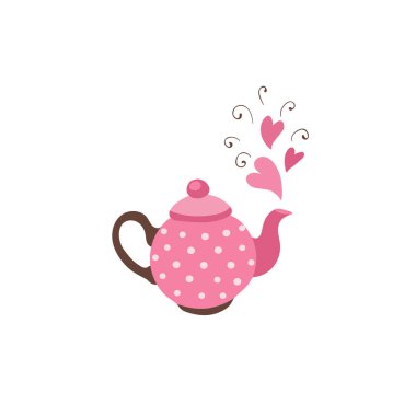 vektör çaydanlık izole