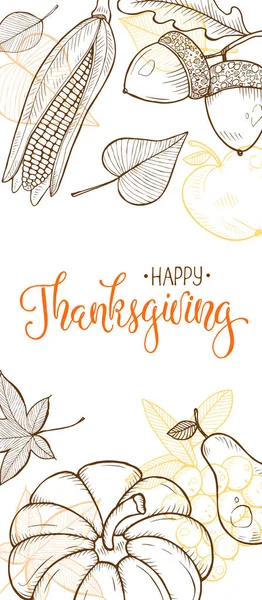 Şükran vintage poster vektör