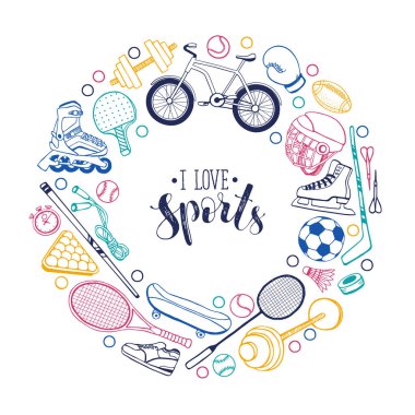 Spor afiş vektörü