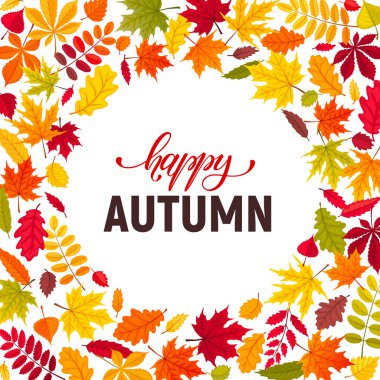 Sonbahar yaprakları bileşimi