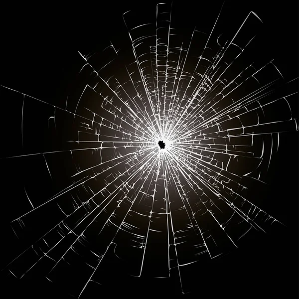 Vector gebroken glas — Stockvector