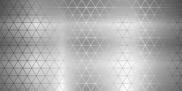 Staal Geometrische Metalen Textuur Grote Banner Realistische Illustratie — Stockfoto