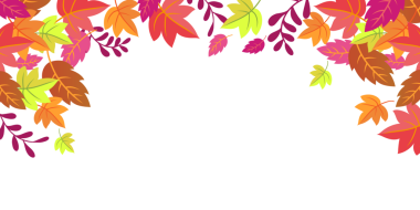 Renkli sonbahar beyaz arka planda sınır bırakır. Turuncu, kırmızı, sarı ve kahverengi yapraklı mevsimlik sonbahar dekorasyonu