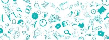 İş karalamaları illüstrasyonlar büyük afiş