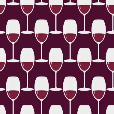 Kırmızı Şarabı olan el yapımı Şarap Şarabı Şablonu Şarap Günü ya da Doğum Günü Şenliği Arkaplanı. İzole Vektör illüstrasyon Duvar Kağıdı Tematik Kartlar veya Promo Banner Broşürleri, etiket, etiket